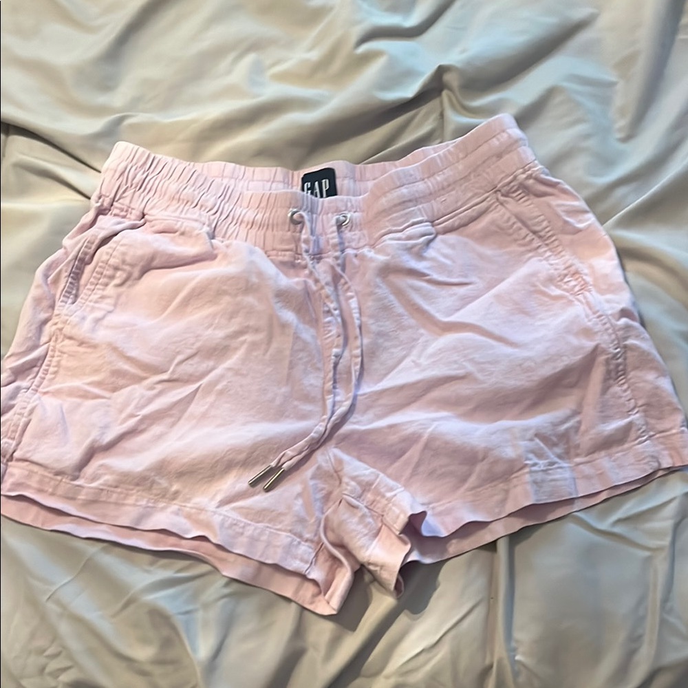 GAP Pink Cargo Shorts with Distressed Look